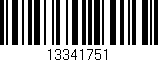 Código de barras (EAN, GTIN, SKU, ISBN): '13341751'