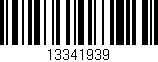 Código de barras (EAN, GTIN, SKU, ISBN): '13341939'