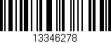 Código de barras (EAN, GTIN, SKU, ISBN): '13346278'