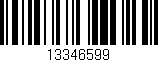 Código de barras (EAN, GTIN, SKU, ISBN): '13346599'