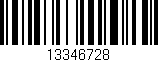 Código de barras (EAN, GTIN, SKU, ISBN): '13346728'