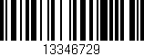 Código de barras (EAN, GTIN, SKU, ISBN): '13346729'