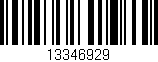 Código de barras (EAN, GTIN, SKU, ISBN): '13346929'