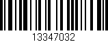 Código de barras (EAN, GTIN, SKU, ISBN): '13347032'