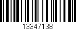 Código de barras (EAN, GTIN, SKU, ISBN): '13347138'