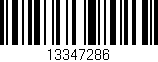 Código de barras (EAN, GTIN, SKU, ISBN): '13347286'