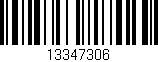 Código de barras (EAN, GTIN, SKU, ISBN): '13347306'