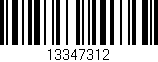 Código de barras (EAN, GTIN, SKU, ISBN): '13347312'