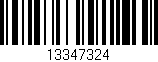 Código de barras (EAN, GTIN, SKU, ISBN): '13347324'