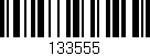 Código de barras (EAN, GTIN, SKU, ISBN): '133555'