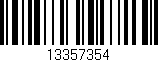 Código de barras (EAN, GTIN, SKU, ISBN): '13357354'