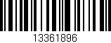 Código de barras (EAN, GTIN, SKU, ISBN): '13361896'