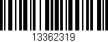 Código de barras (EAN, GTIN, SKU, ISBN): '13362319'