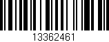 Código de barras (EAN, GTIN, SKU, ISBN): '13362461'
