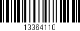 Código de barras (EAN, GTIN, SKU, ISBN): '13364110'