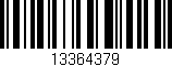 Código de barras (EAN, GTIN, SKU, ISBN): '13364379'