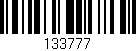 Código de barras (EAN, GTIN, SKU, ISBN): '133777'