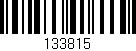 Código de barras (EAN, GTIN, SKU, ISBN): '133815'