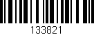 Código de barras (EAN, GTIN, SKU, ISBN): '133821'
