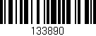 Código de barras (EAN, GTIN, SKU, ISBN): '133890'