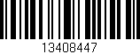 Código de barras (EAN, GTIN, SKU, ISBN): '13408447'