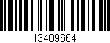 Código de barras (EAN, GTIN, SKU, ISBN): '13409664'