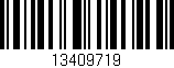 Código de barras (EAN, GTIN, SKU, ISBN): '13409719'