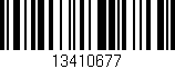 Código de barras (EAN, GTIN, SKU, ISBN): '13410677'