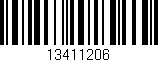 Código de barras (EAN, GTIN, SKU, ISBN): '13411206'