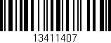 Código de barras (EAN, GTIN, SKU, ISBN): '13411407'