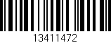 Código de barras (EAN, GTIN, SKU, ISBN): '13411472'