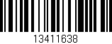 Código de barras (EAN, GTIN, SKU, ISBN): '13411638'