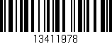 Código de barras (EAN, GTIN, SKU, ISBN): '13411978'