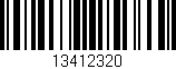 Código de barras (EAN, GTIN, SKU, ISBN): '13412320'