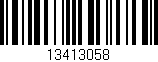 Código de barras (EAN, GTIN, SKU, ISBN): '13413058'