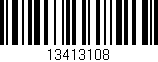 Código de barras (EAN, GTIN, SKU, ISBN): '13413108'