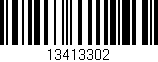 Código de barras (EAN, GTIN, SKU, ISBN): '13413302'
