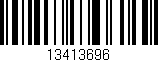 Código de barras (EAN, GTIN, SKU, ISBN): '13413696'