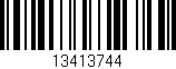 Código de barras (EAN, GTIN, SKU, ISBN): '13413744'