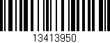 Código de barras (EAN, GTIN, SKU, ISBN): '13413950'