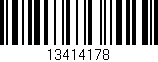 Código de barras (EAN, GTIN, SKU, ISBN): '13414178'