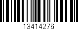 Código de barras (EAN, GTIN, SKU, ISBN): '13414276'