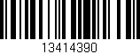 Código de barras (EAN, GTIN, SKU, ISBN): '13414390'