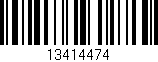 Código de barras (EAN, GTIN, SKU, ISBN): '13414474'