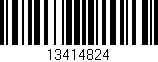 Código de barras (EAN, GTIN, SKU, ISBN): '13414824'