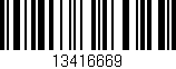 Código de barras (EAN, GTIN, SKU, ISBN): '13416669'