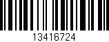 Código de barras (EAN, GTIN, SKU, ISBN): '13416724'