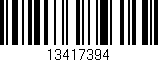 Código de barras (EAN, GTIN, SKU, ISBN): '13417394'