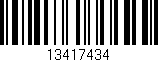 Código de barras (EAN, GTIN, SKU, ISBN): '13417434'