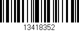 Código de barras (EAN, GTIN, SKU, ISBN): '13418352'